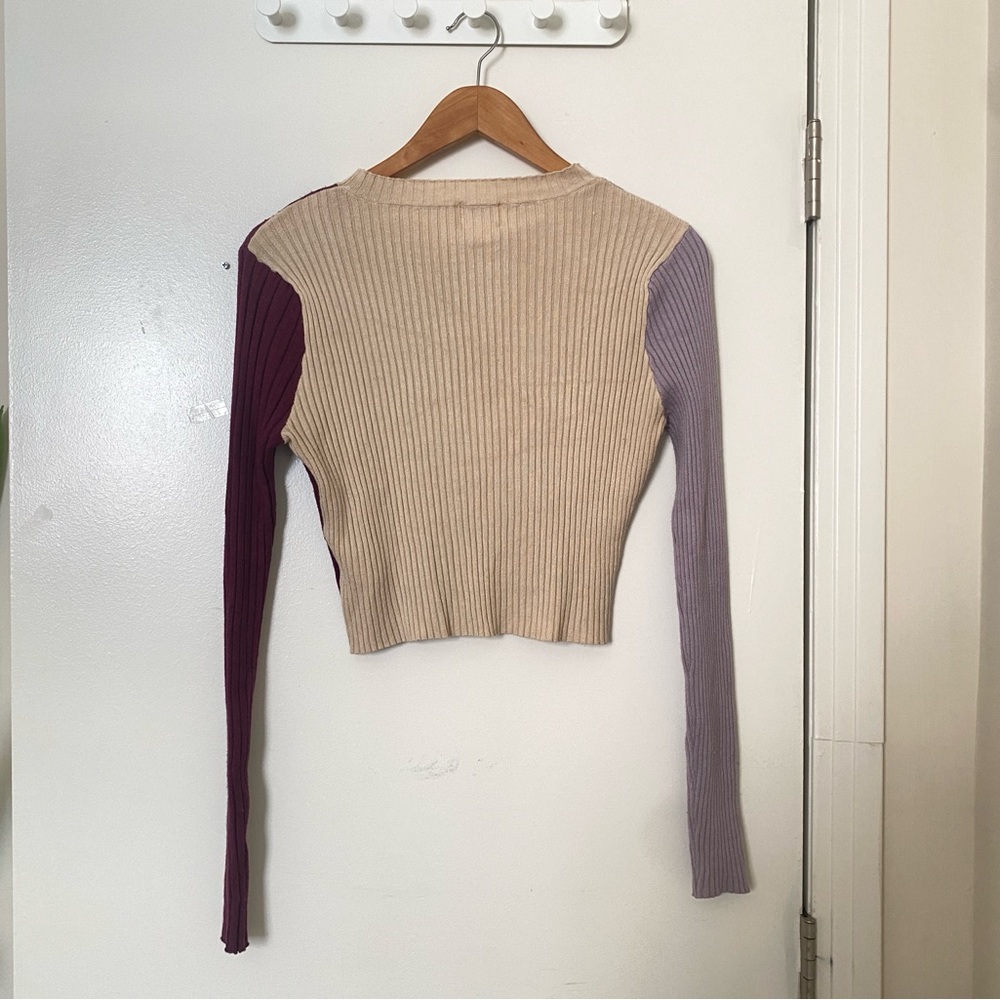 Find Me Now Colorblock Ribbed Sweater - Picture 3 of 6